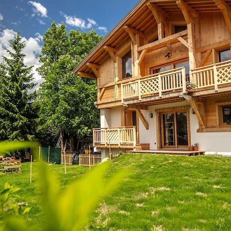 Charmant Appartement Dans Chalet, Coeur De Megève Extérieur photo