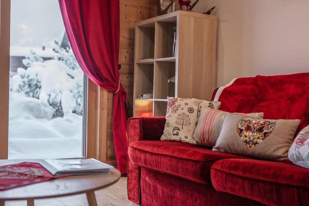 Charmant Appartement Dans Chalet, Coeur De Megève Extérieur photo