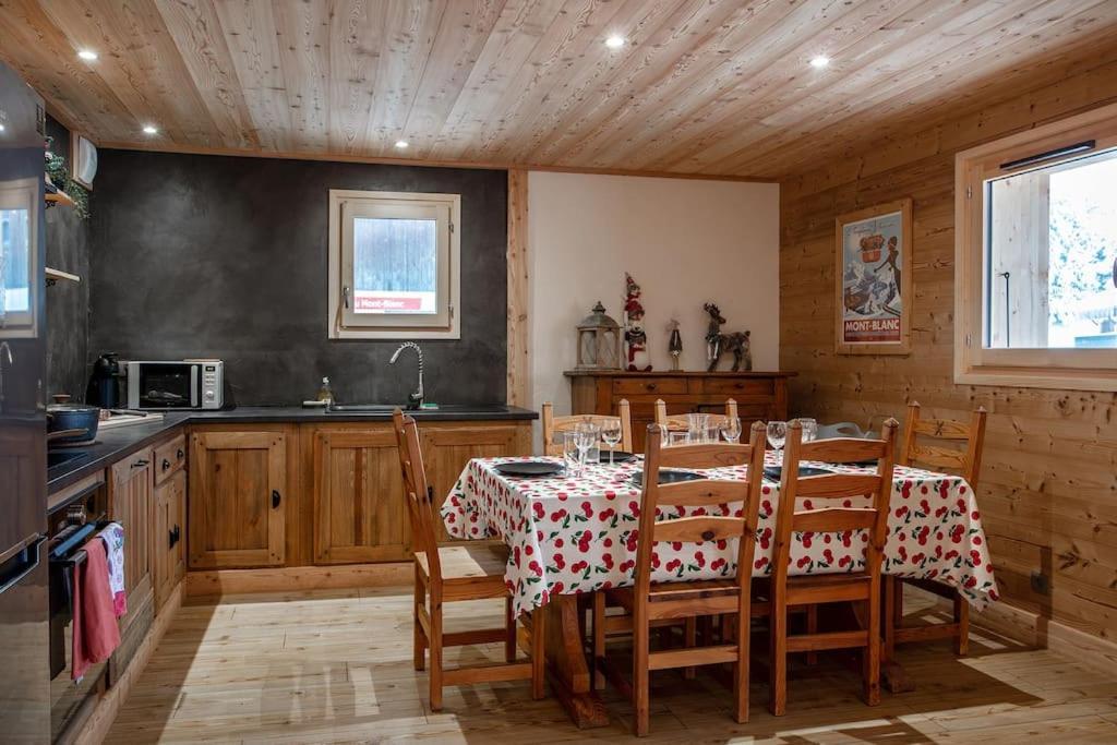 Charmant Appartement Dans Chalet, Coeur De Megève Extérieur photo