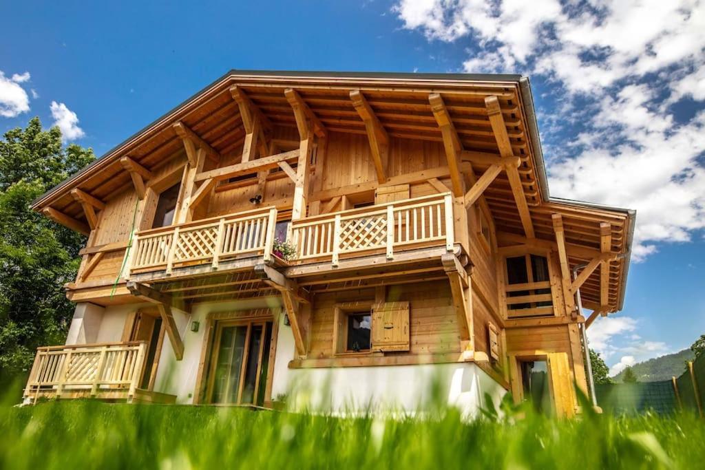 Charmant Appartement Dans Chalet, Coeur De Megève Extérieur photo